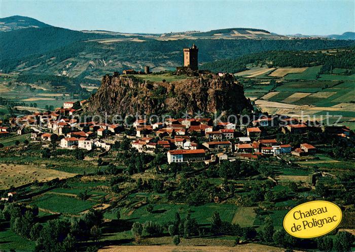 Polignac Haute-Loire Chateau de Polignac Vue aerienne