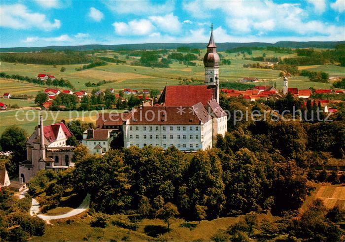 Andechs Kloster Andechs am Ammersee Fliegeraufnahme