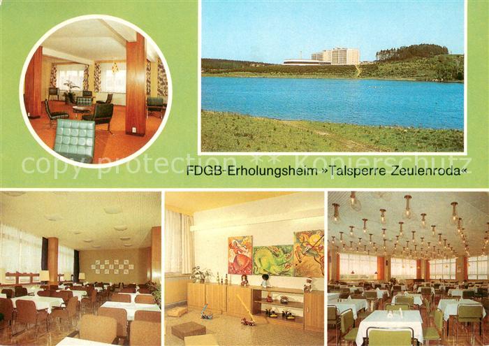 Zeulenroda-Triebes FDGB Erholungsheim Talsperre Zeulenroda Klubraum Kleines Rest