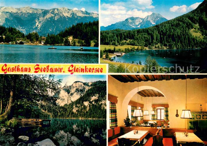 Rossleithen Gasthaus Seebauer Gleinkersee Gastraum Badesee