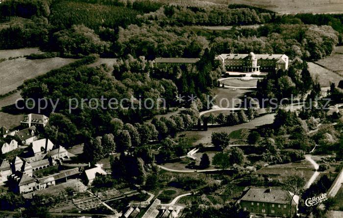 Bad Hermannsborn Kurort Moorbad Kurhaus Fliegeraufnahme