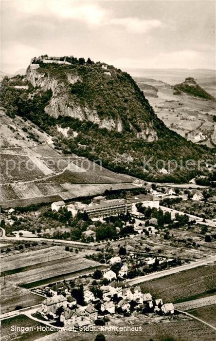 Singen Hohentwiel Staedtische Krankenhaus Fliegeraufnahme