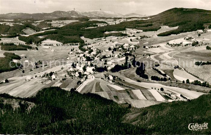 Kappel Lenzkirch Hoehenluftkurort Wintersportplatz Schwarzwald Fliegeraufnahme