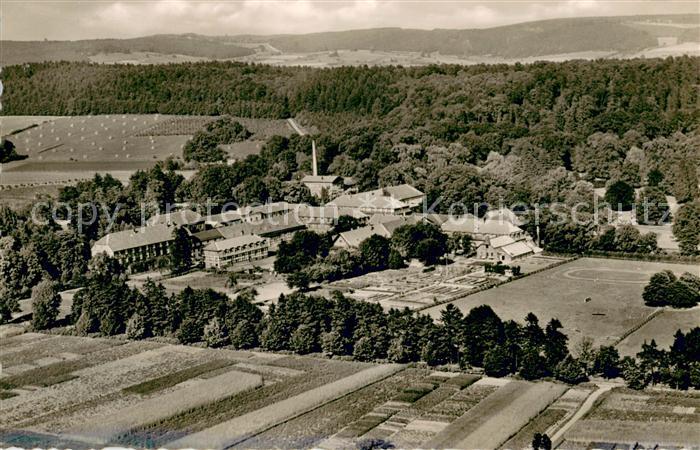 Bad Driburg Heilbad Teutoburger Wald Kurhaeuser im Kurpark Fliegeraufnahme