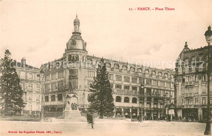 Nancy Lothringen Place Thiers Monument