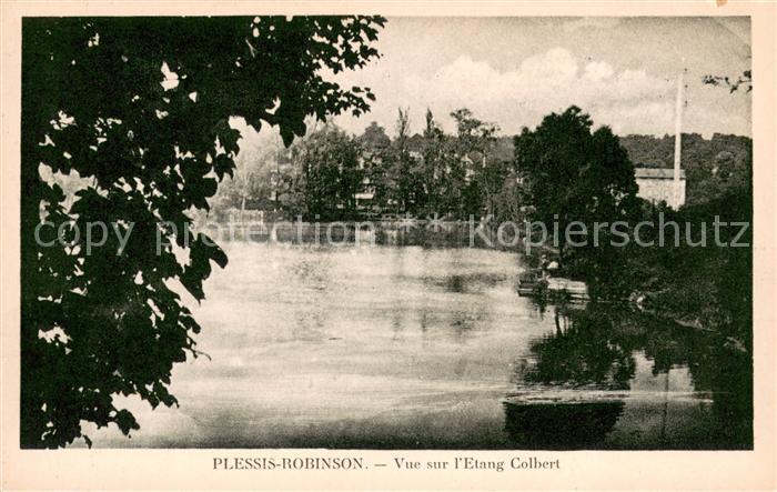 Le Plessis-Robinson Vue sur l'Etang Colbert