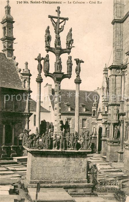 Saint-Thegonnec Le Calvaire côté est
