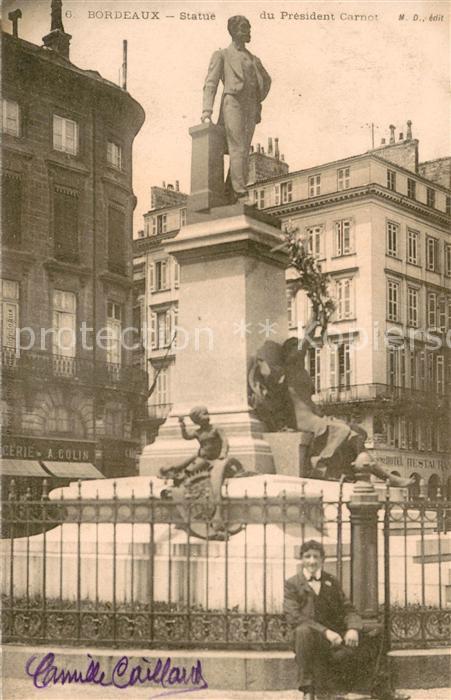 Bordeaux Statue du President Carnot Monument