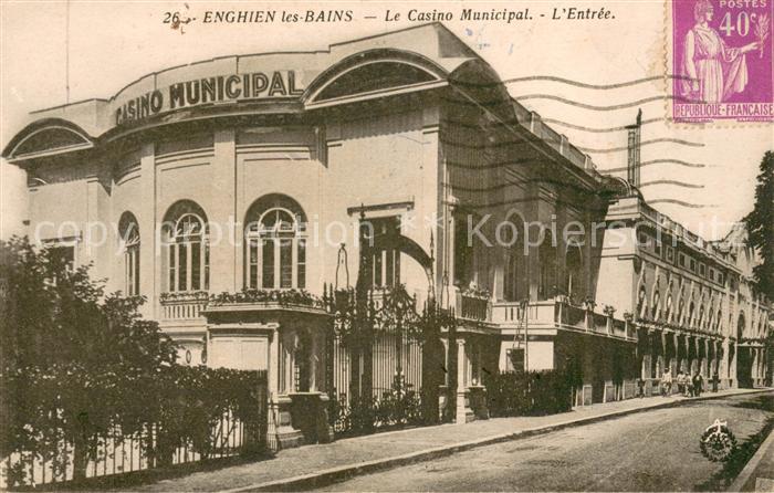 Enghien-les-Bains Entrée du Casino Municipal
