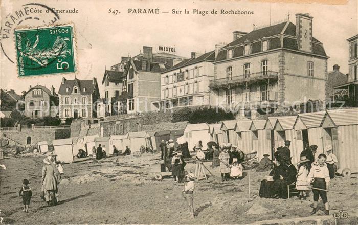 Parame Sur la plage de Rochebonne