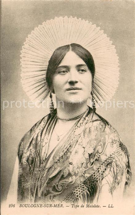 Boulogne-sur-Mer Type de Matelote Costumes Trachten