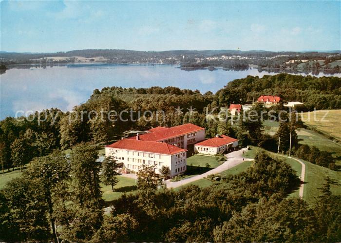 Krummsee Holstein Sanatorium Haengebargshorst Fliegeraufnahme