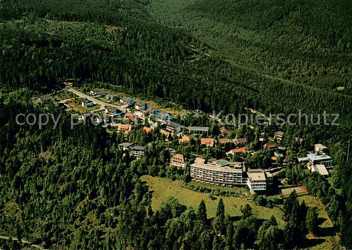Bad Wildbad Sommerberghotel Kurort im Schwarzwald Fliegeraufnahme