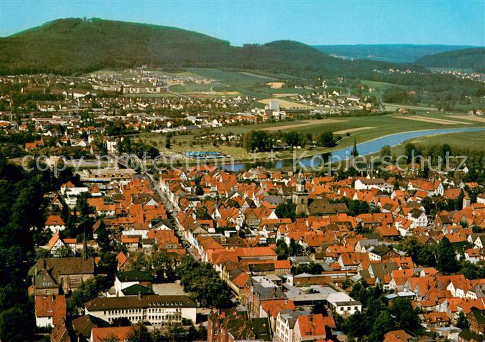 Rinteln Weser Fliegeraufnahme