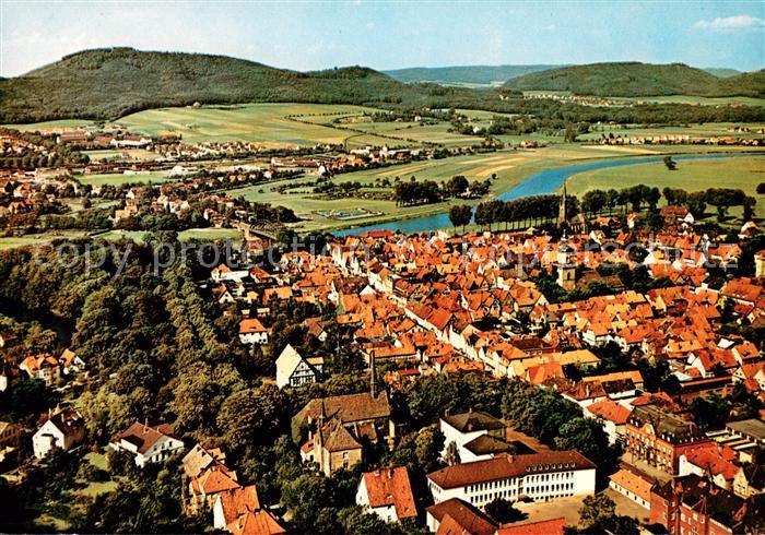 Rinteln Weser Fliegeraufnahme