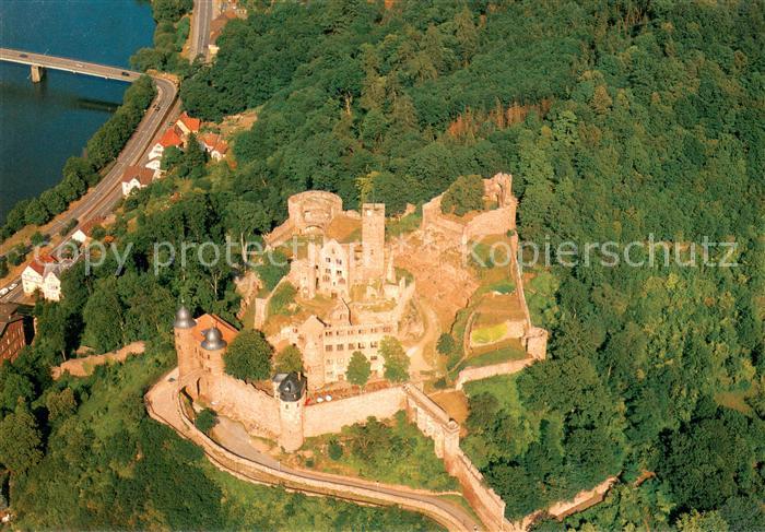 Wertheim Main Schloss Fliegeraufnahme