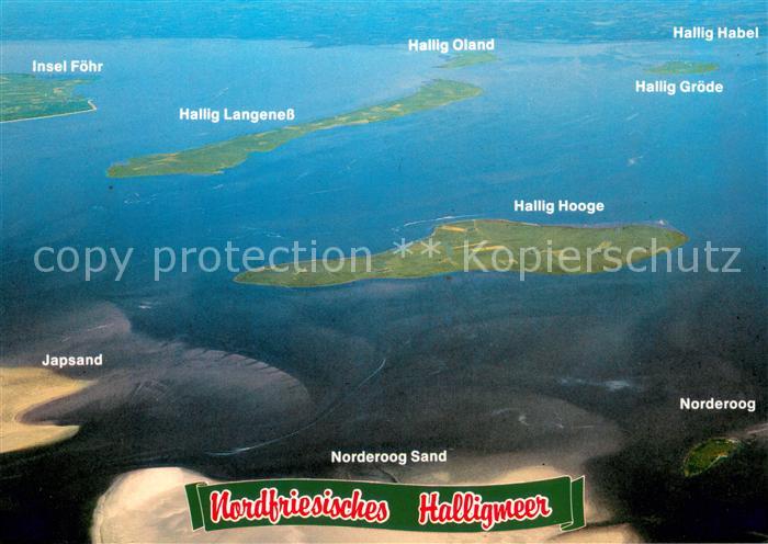Hallig Hooge Nordfriesisches Halligmeer Fliegeraufnahme