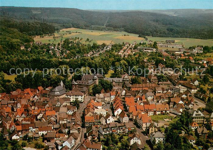 Laubach Hessen Luftkurort Naturpark Hoher Vogelsberg Fliegeraufnahme
