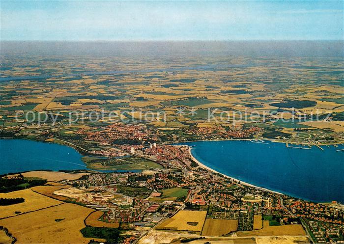 Eckernfoerde Ostseebad Fliegeraufnahme