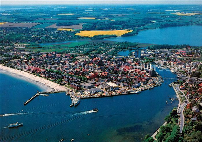 Eckernfoerde Ostseebad Fliegeraufnahme