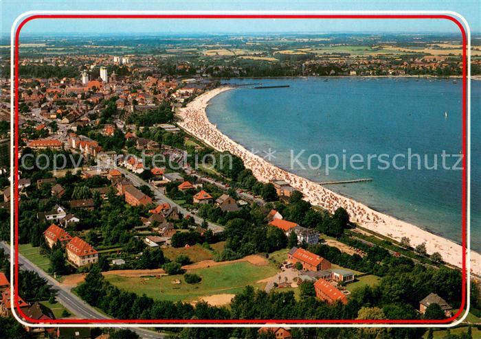 Eckernfoerde Ostseebad Fliegeraufnahme