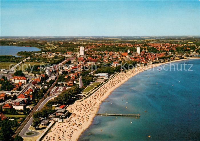 Eckernfoerde Ostseebad Fliegeraufnahme