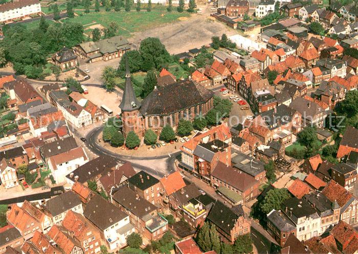 Wilster Zentrum Kirche Fliegeraufnahme