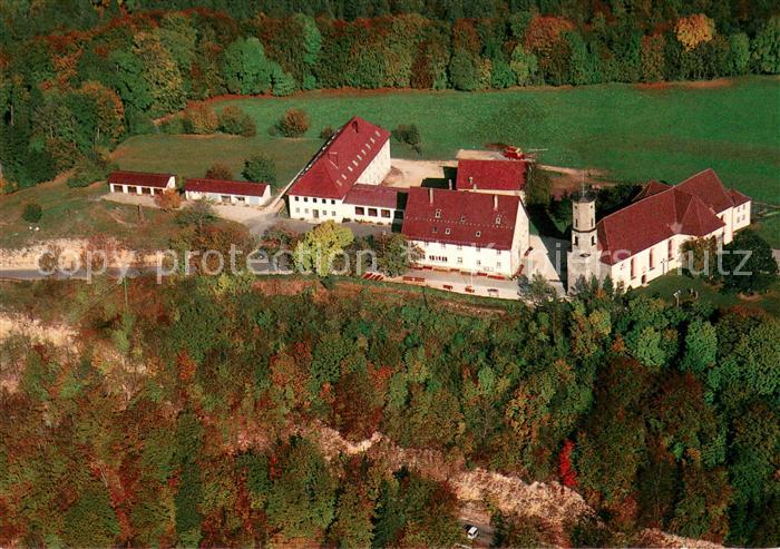Spaichingen Dreifaltigkeitsberg Wallfahrtskirche 17. Jhdt. Fliegeraufnahme