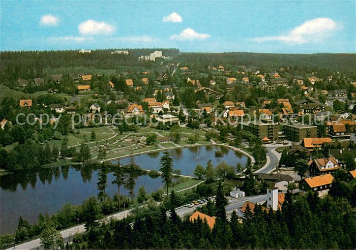 Hahnenklee-Bockswiese Harz Kurort Fliegeraufnahme