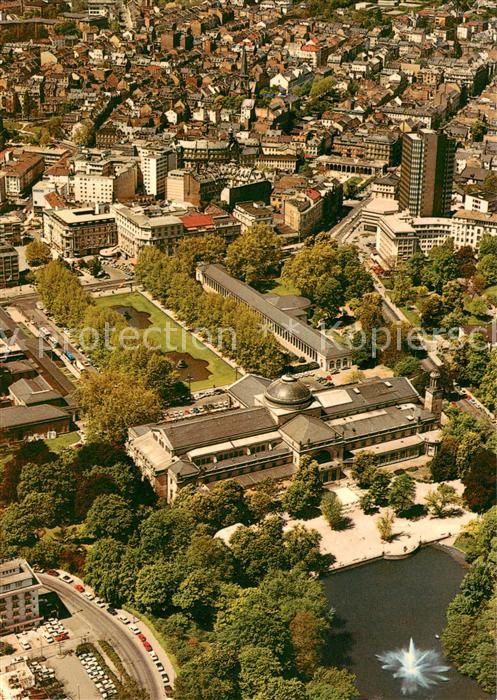Wiesbaden Kurhaus im Kurpark Fliegeraufnahme