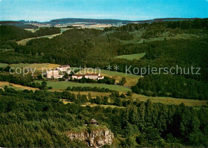 Neukirchen Knuellgebirge Waldsanatorium Urbachtal Fliegeraufnahme