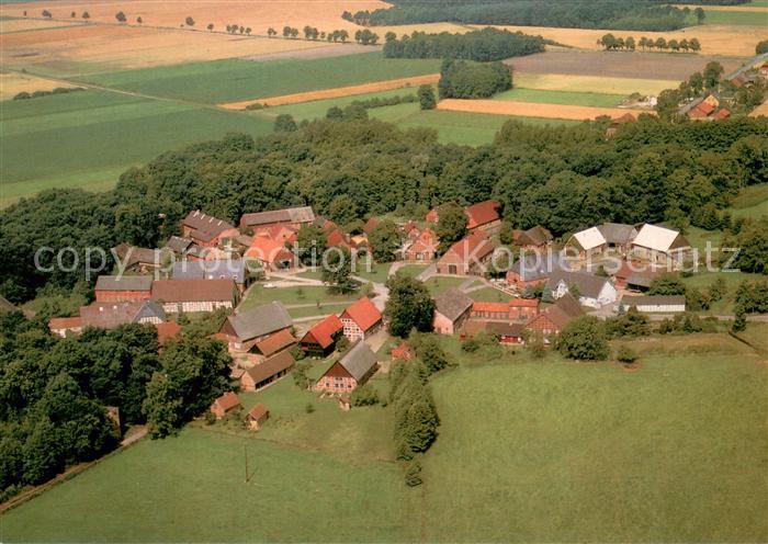 Luebeln Rundlingsdorf Fliegeraufnahme