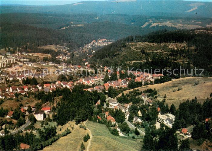 Altenau Harz Bergstadt und Kurort Fliegeraufnahme