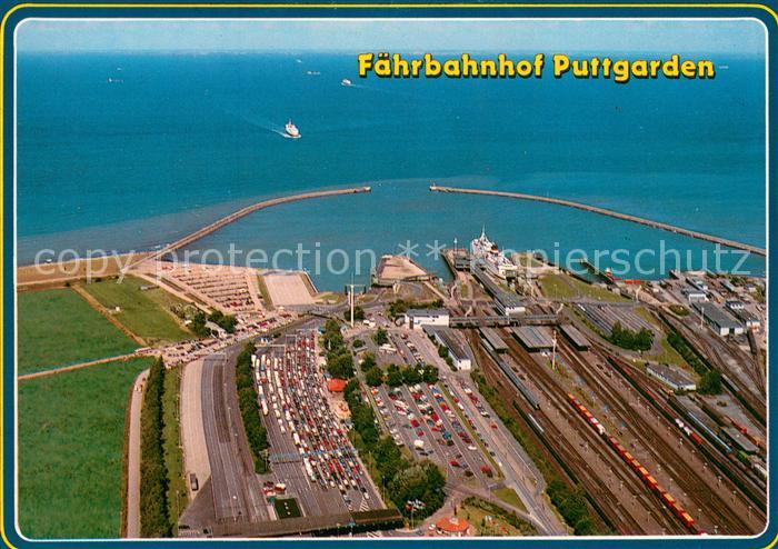 Puttgarden Faehrbahnhof Hafen Fliegeraufnahme