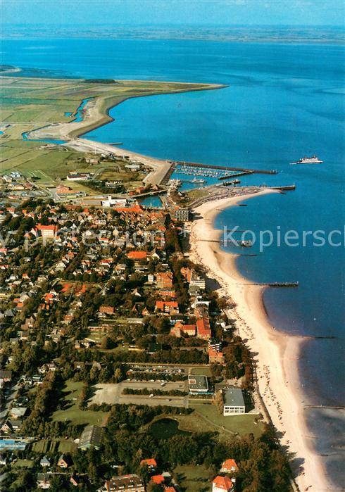 Wyk Foehr Nordseeheilbad Fliegeraufnahme