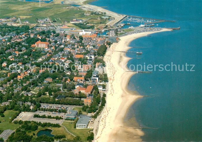 Wyk Foehr Nordseeheilbad Fliegeraufnahme