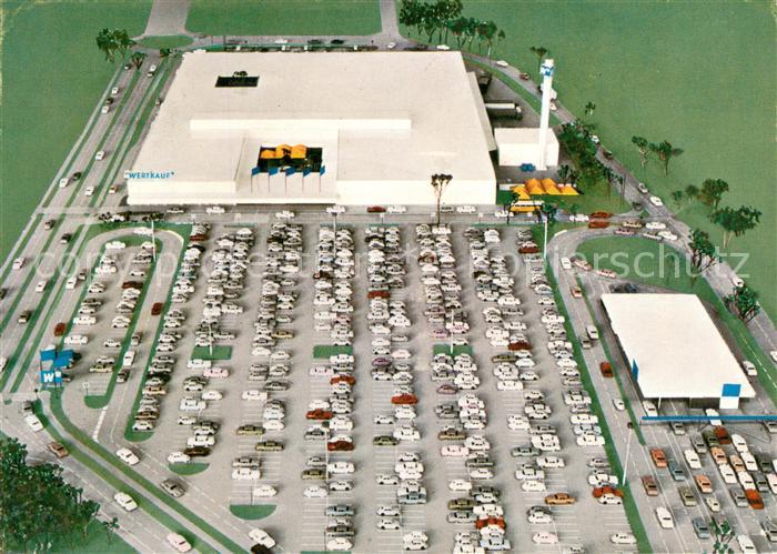 Muenchen Wertkauf Center im Euro Industriepark Fliegeraufnahme