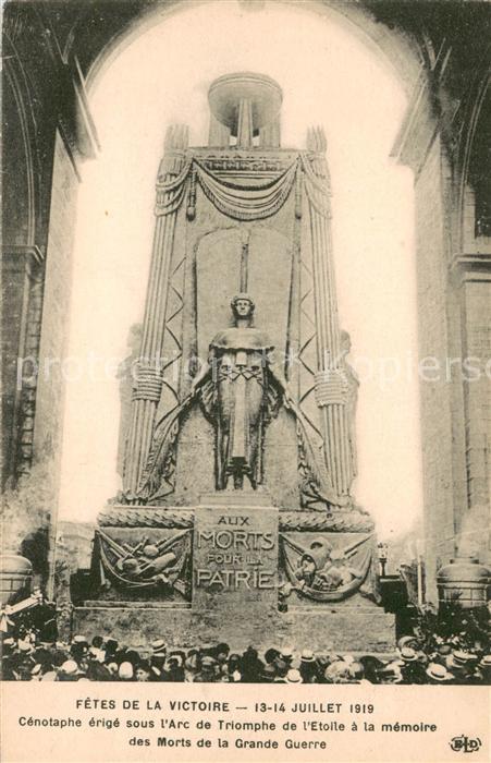 Paris Fetes de la Victoire Arc de Triomphe