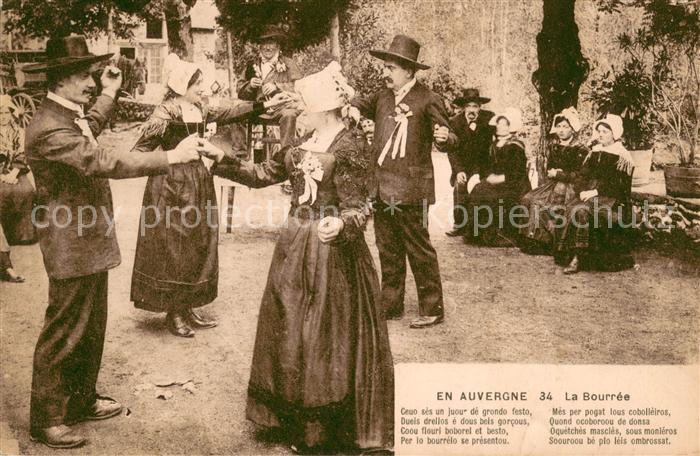 Auvergne Region La Bourree