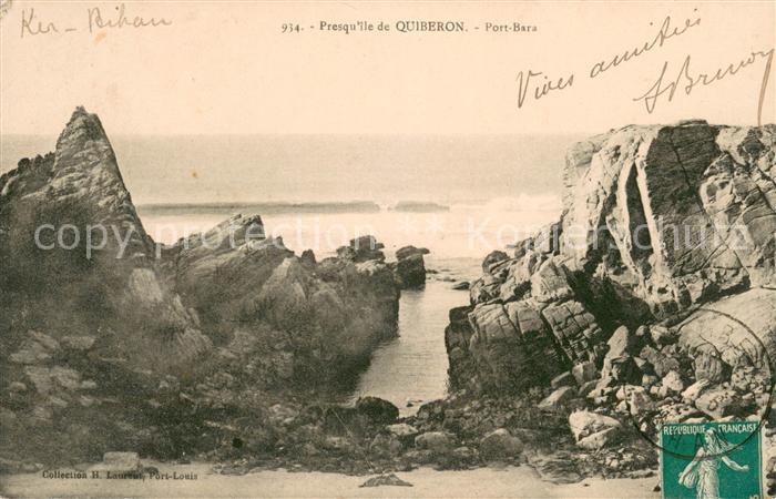 Quiberon Morbihan Port Bara