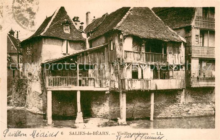 Salies-de-Bearn Vieilles maisons