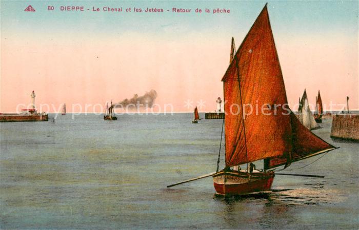 Dieppe 76 Chenal les Jetees