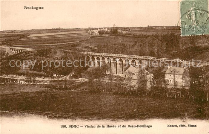 Binic Cotes d Armor Viaduc de la Hasee Beau Feuillage