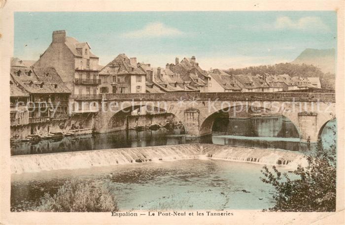 Espalion Pont Neuf les Tanneries