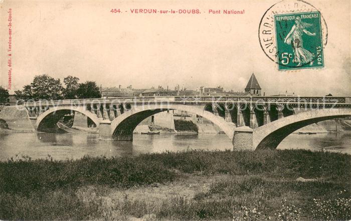 Verdun-sur-le-Doubs Pont National