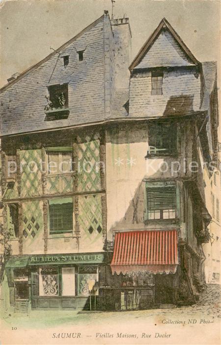 Saumur Vieilles Maisons Rue Dacier