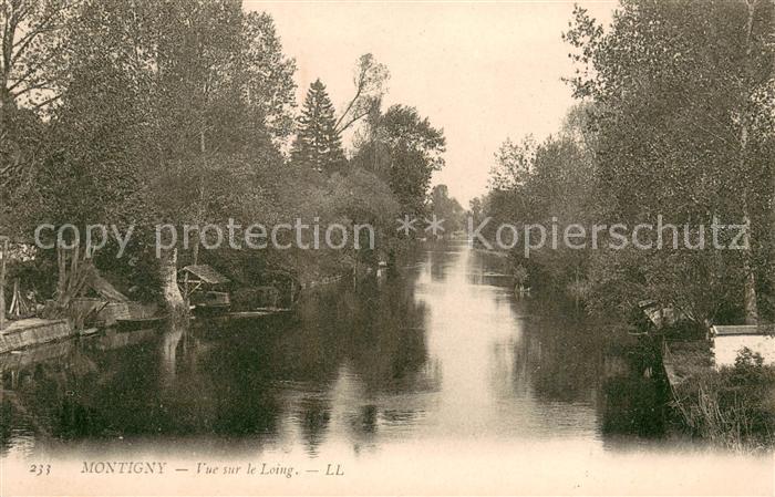Montigny Loiret Vue sur le Loing