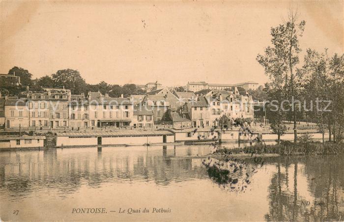 Pontoise Val-d Oise Quai du Pothuis