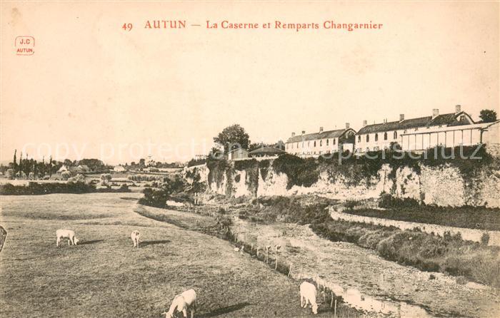Autun Caserne Remparts Changarnier