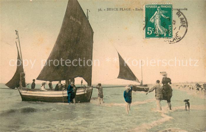 Berck-Plage Strand Segelboote